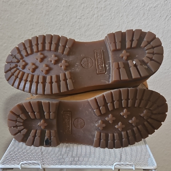 Timberland Womens Brown Lace-Up Combat Boots - Picture 8 of 11